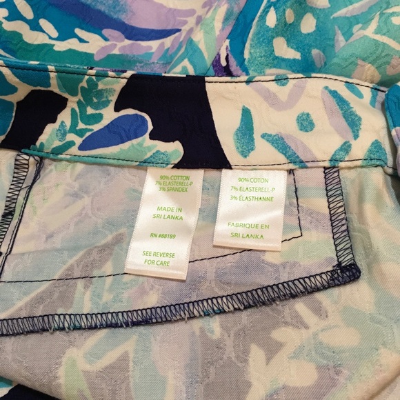 Lilly Pulitzer colorful long leg pants - Picture 9 of 9